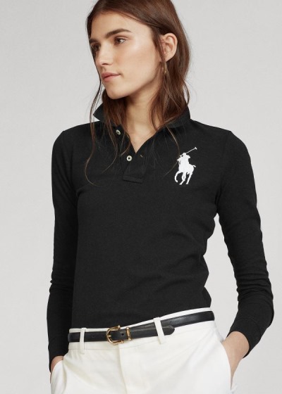 Dámské Polo Polo Ralph Lauren Skinny Fit Big Pony - 48236-UNDK